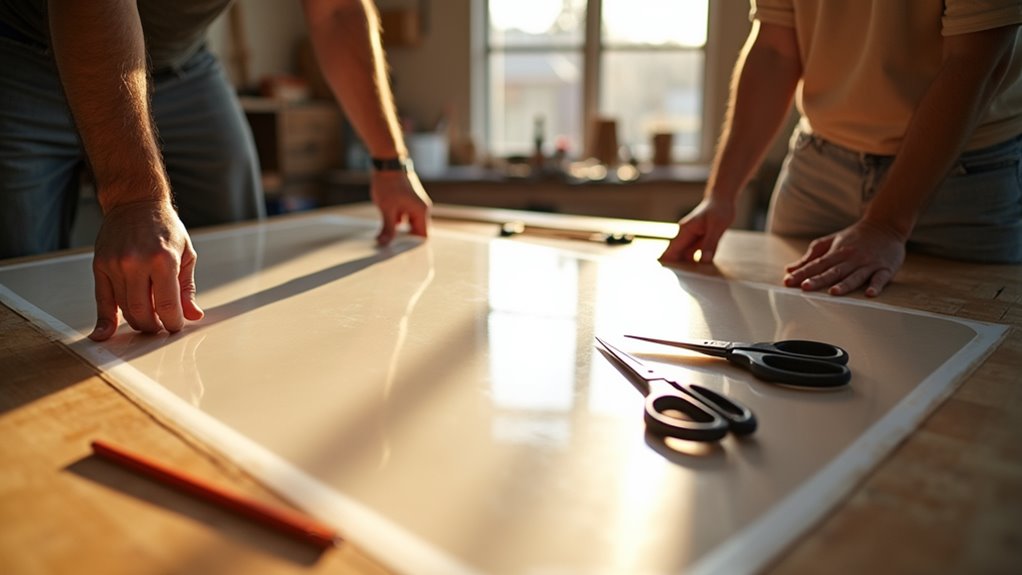 measure cut and install