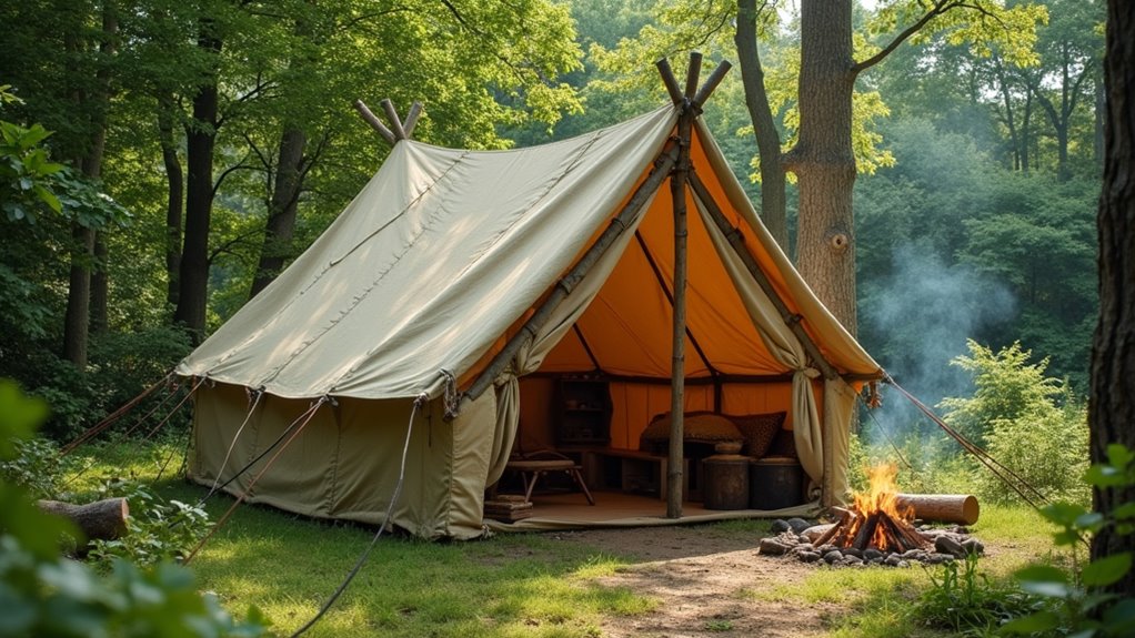 military shelters to camping