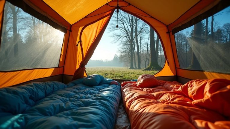 minimize moisture inside tent
