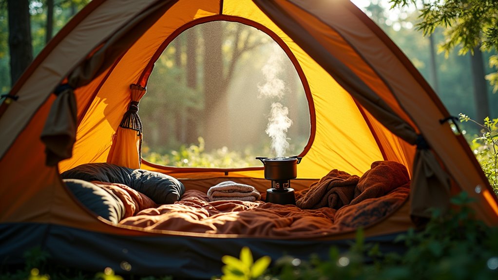 moisture management for camping