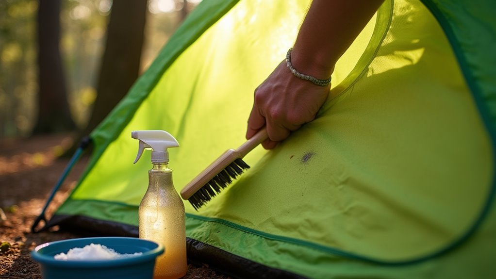 mold cleaning for tents