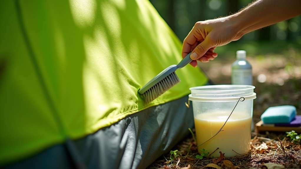 mold cleaning tent process