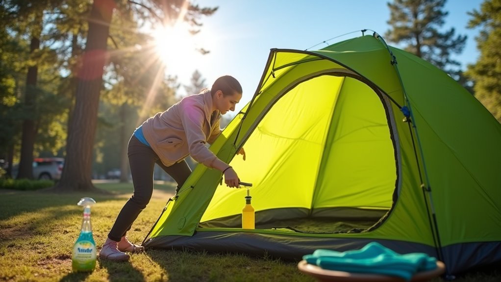 mold prevention for tents
