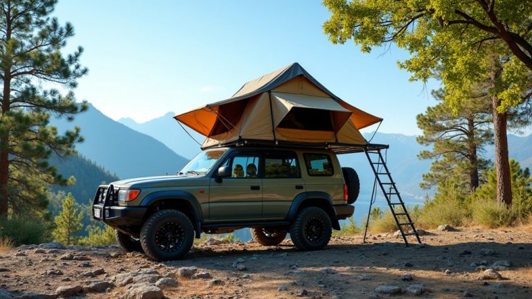 mounting a roof tent