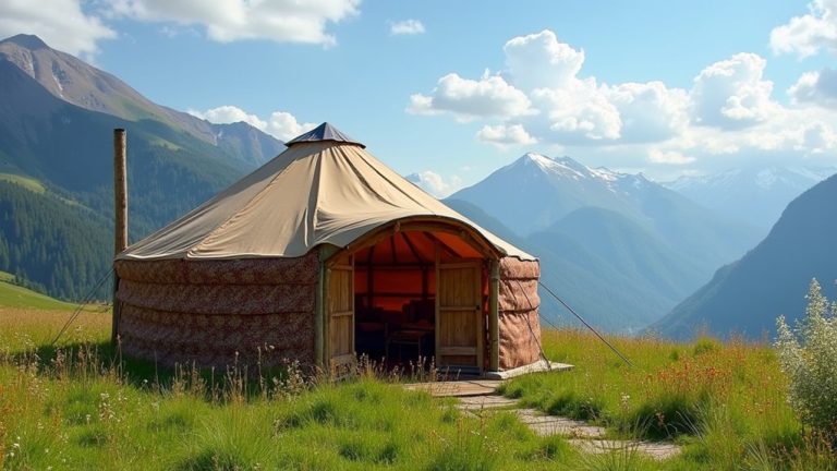 portable round tent structure