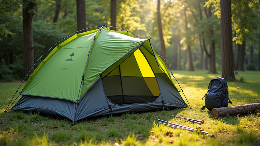 prepare tent for setup