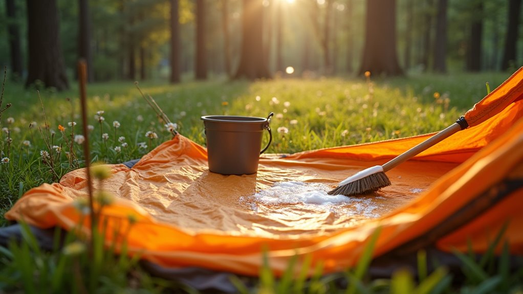 prepare tent for waterproofing