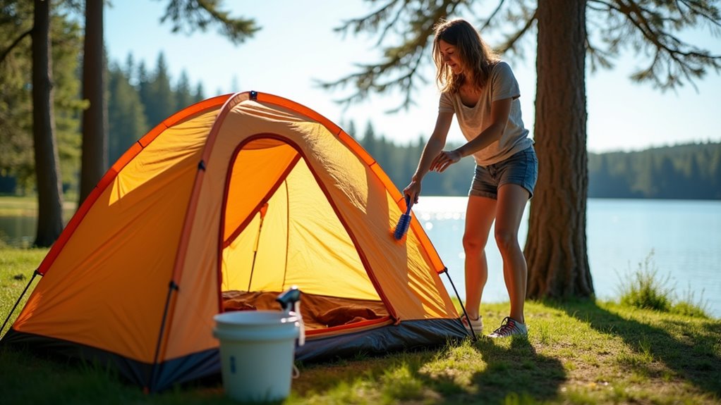 prevent mildew in tents