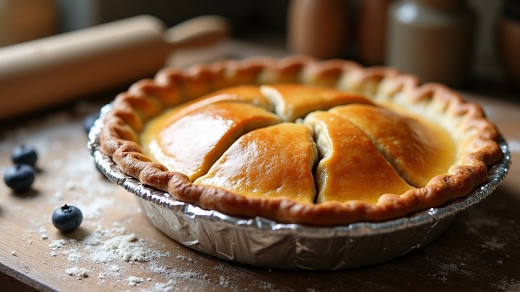 protecting pie crust edges