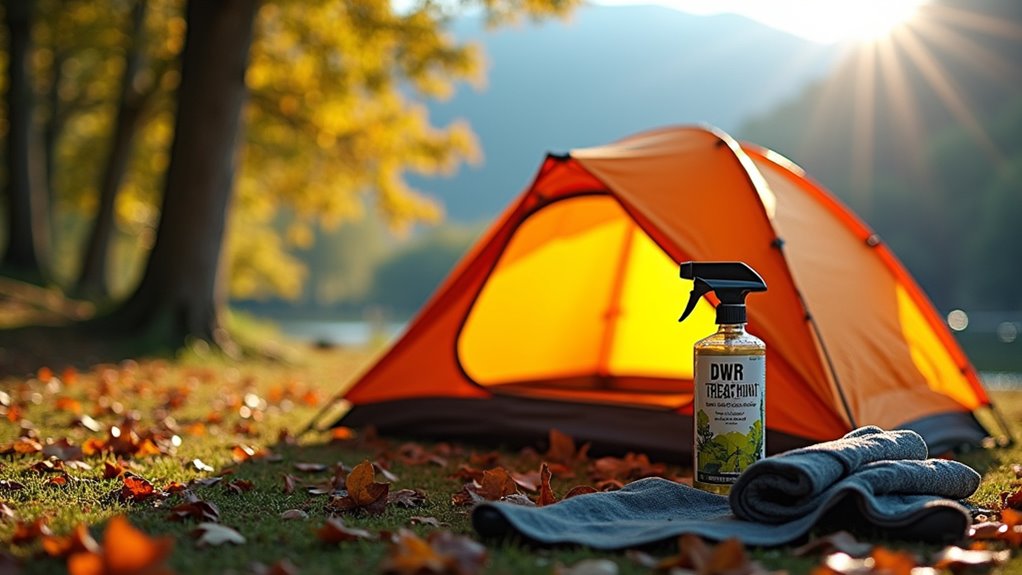 refresh tent waterproofing regularly