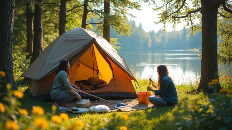 remove mildew from tent