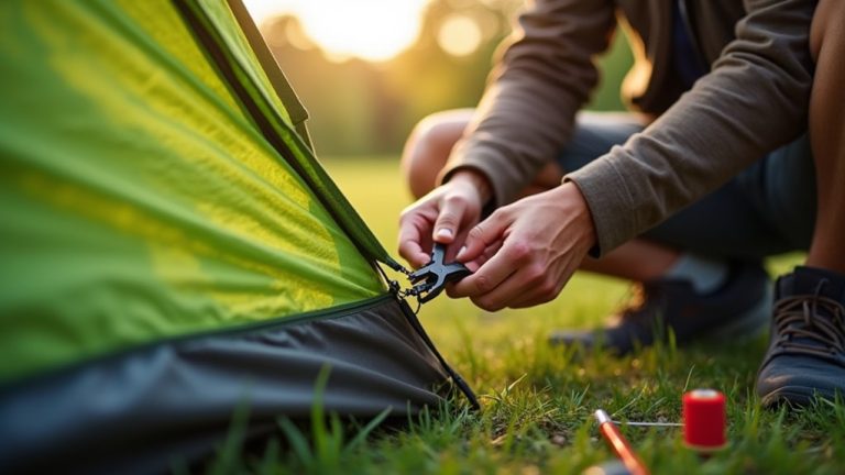 repair tent zipper issues