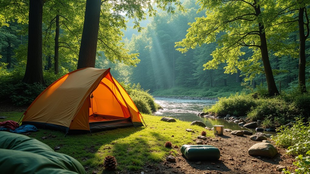 safe and accessible campsite selection