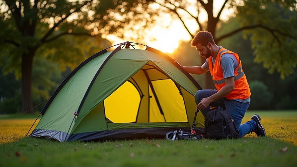 safe tent takedown practices