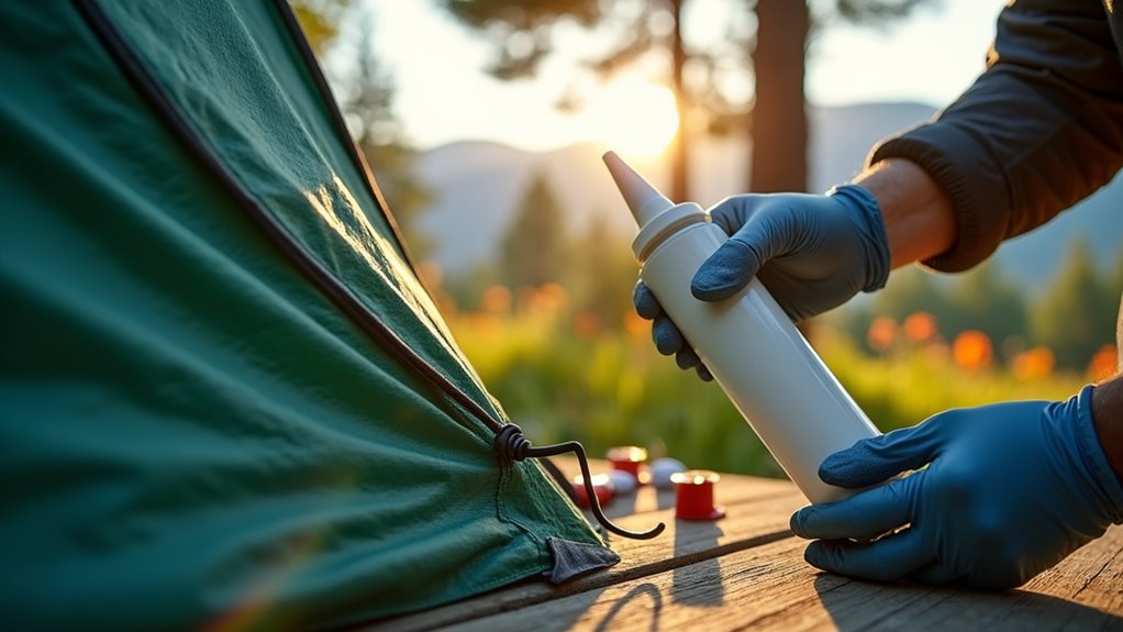 seal tent seams effectively