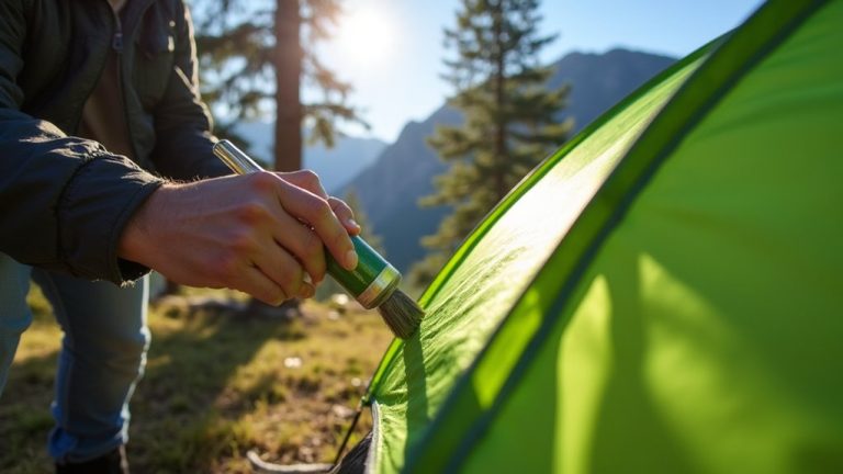 seal tent seams properly
