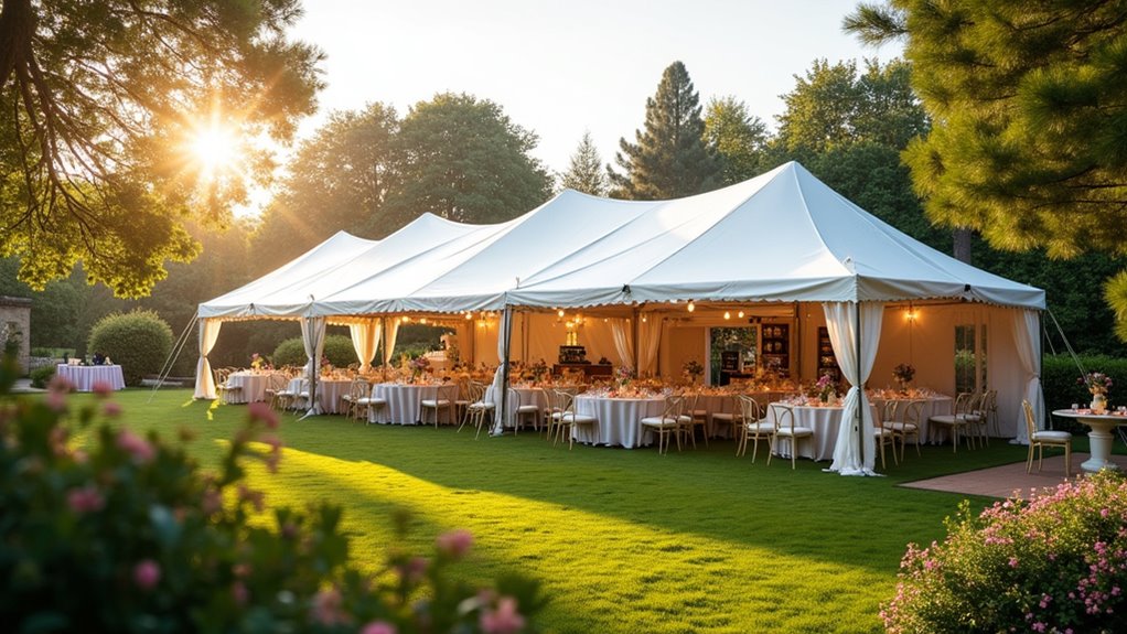 seating style influences tent size