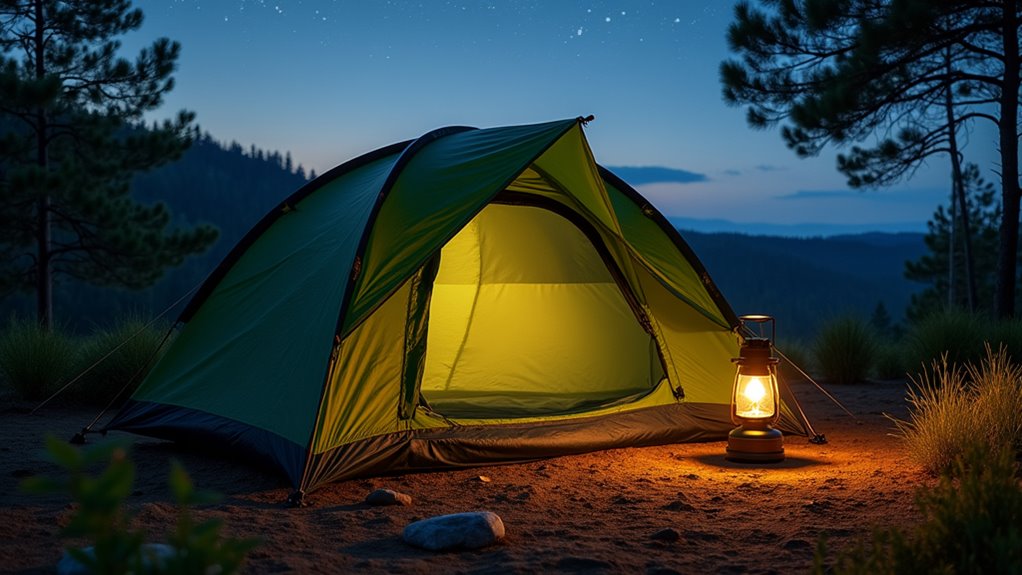 secure tent base properly