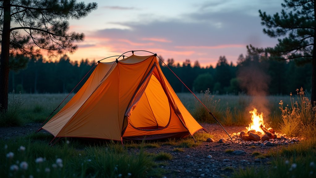secure tent stakes properly