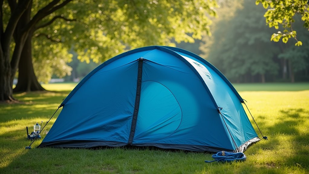securely fold bluey tent
