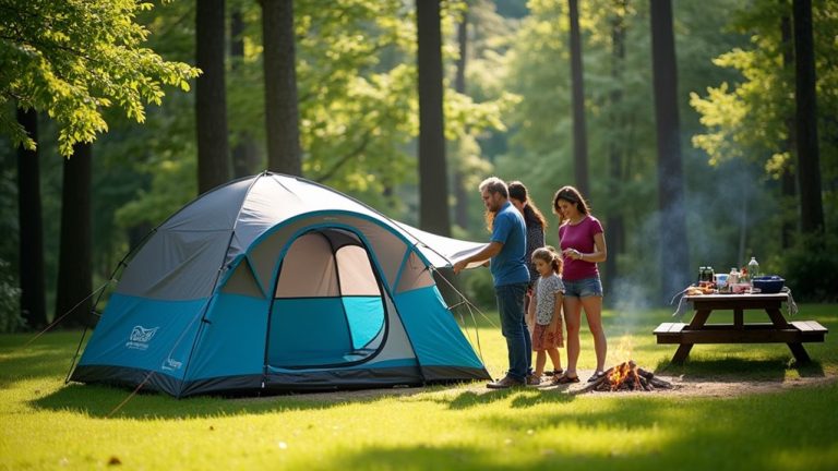 set up ozark trail tent