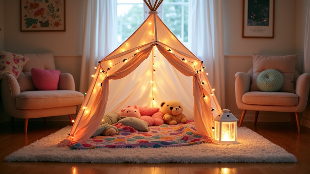 slumber party tent designs