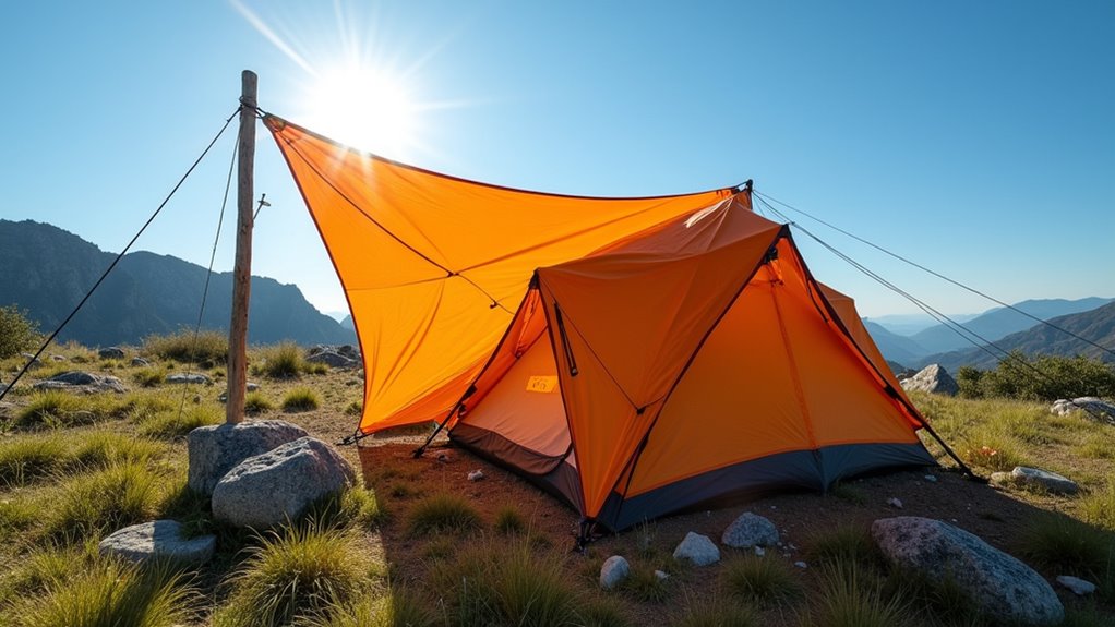 stable tarp shelter configurations
