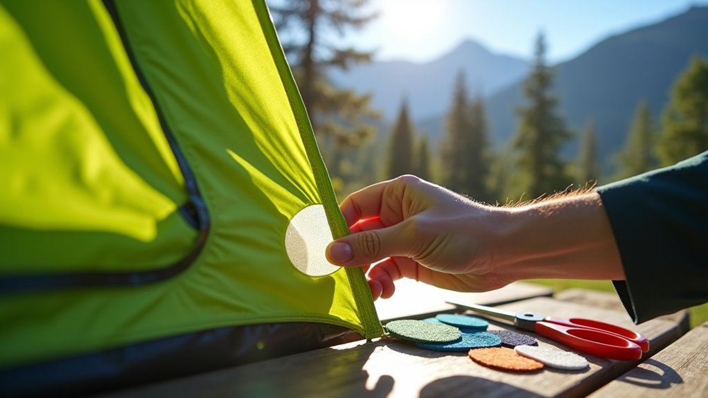 strong long lasting tent patching