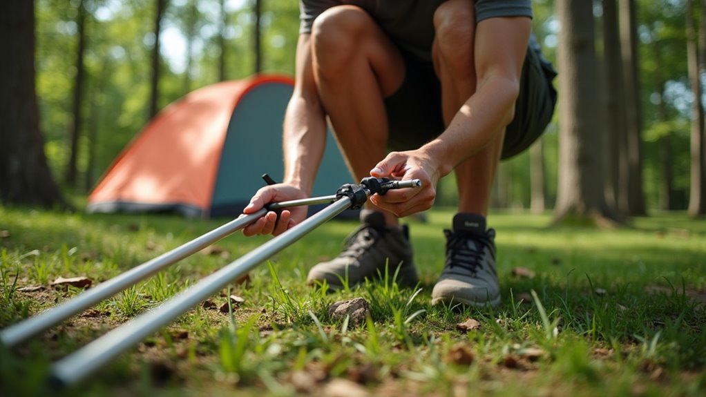 strong tent pole assembly