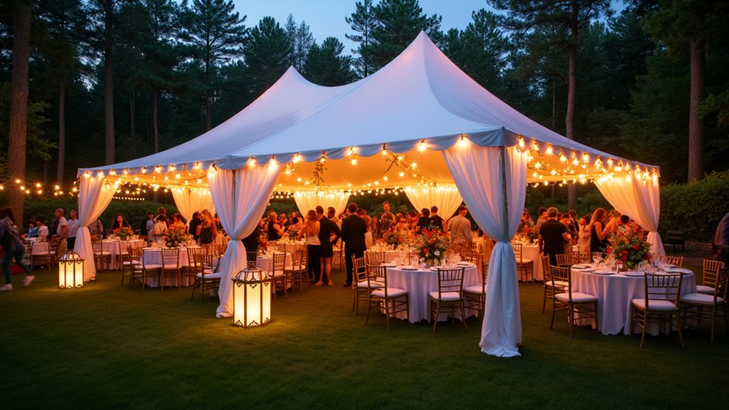 stylish event tent rentals