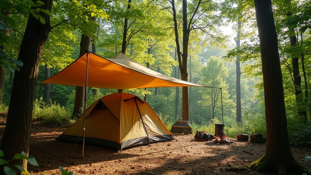 tarp rigging for stability