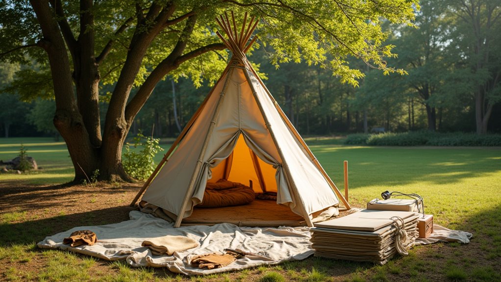 teepee tent construction essentials