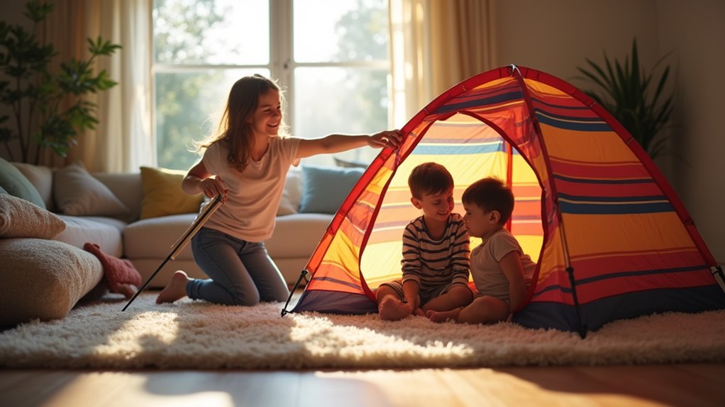 tent assembly for stability