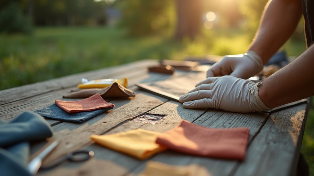 tent canvas repair guide