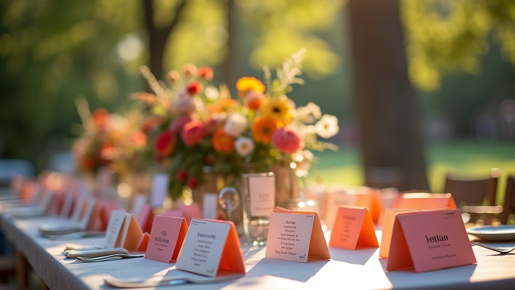 tent cards enhance communication