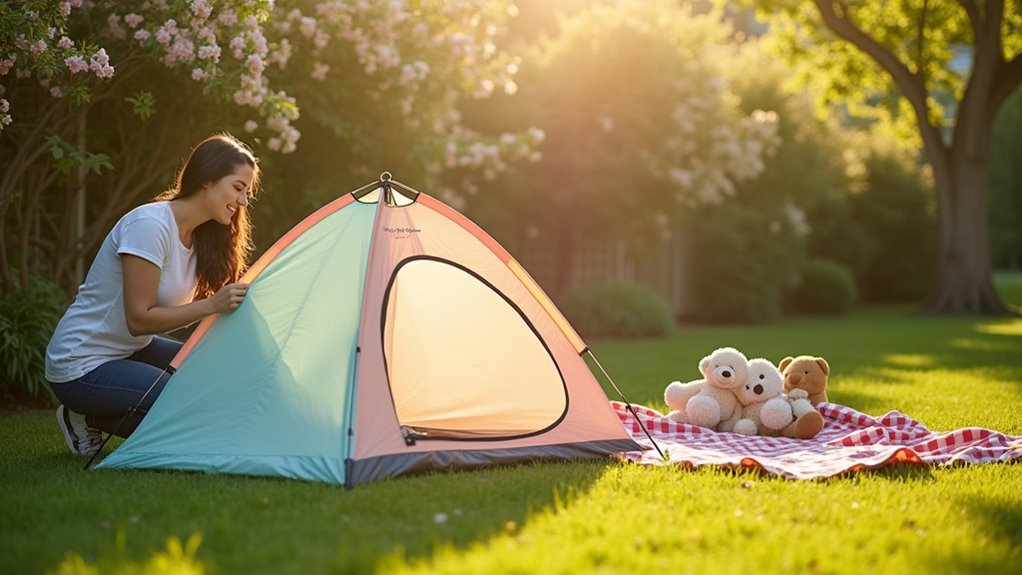 tent folding preparation steps