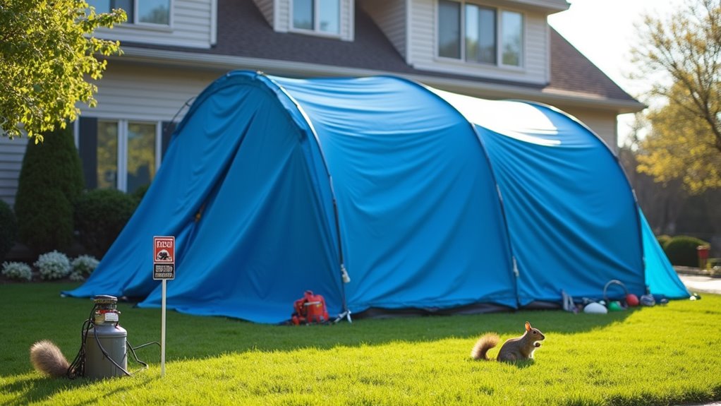 tent fumigation cost estimates