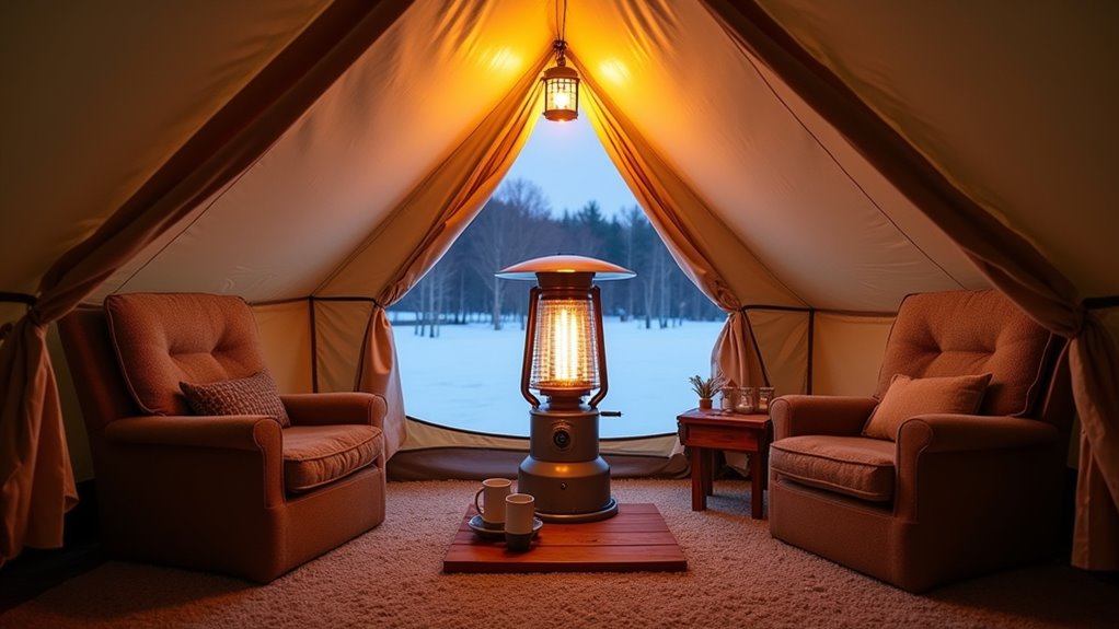 tent heater safety options