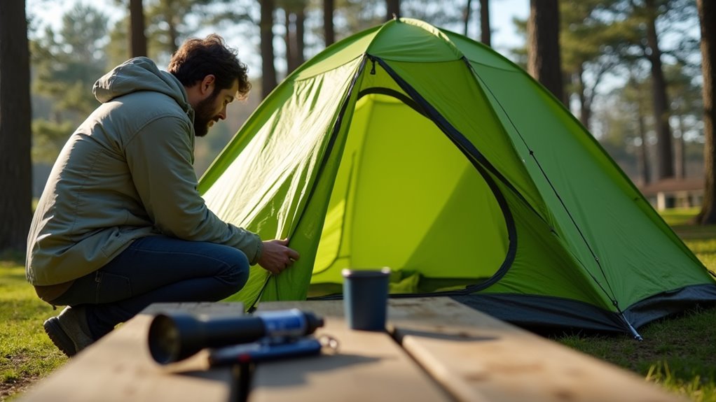 tent inspection and maintenance