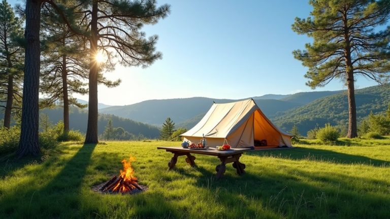 tent living on property