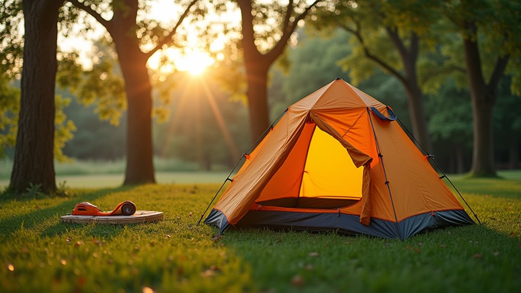 tent measurement and preparation