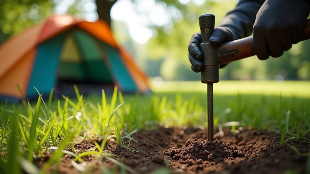tent peg safety precautions