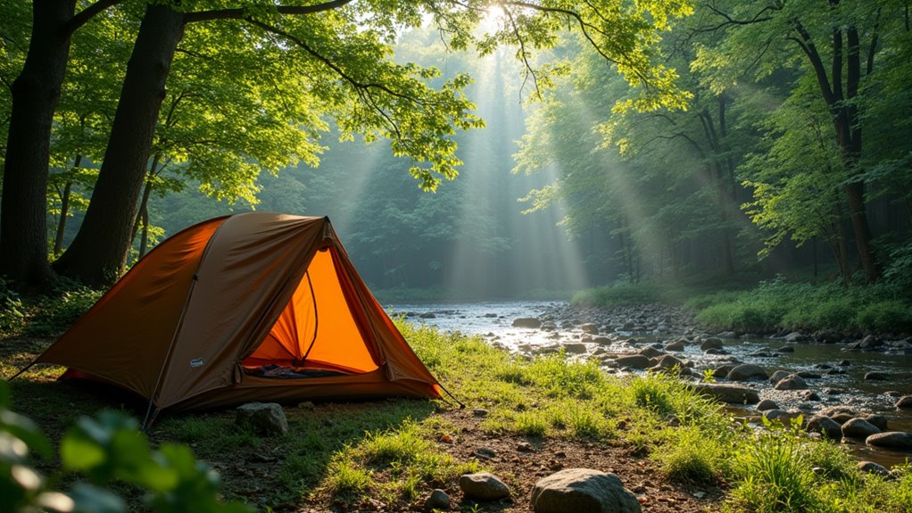 tent placement for survival