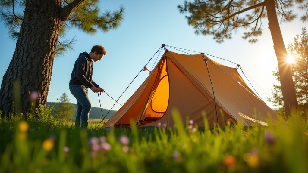 tent pole alignment tips
