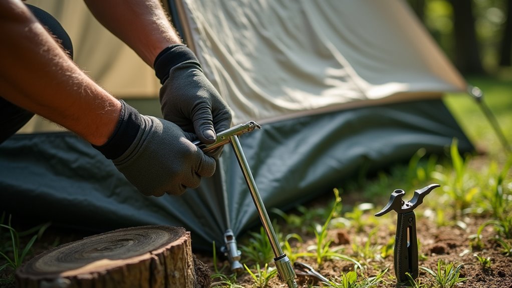 tent pole material impacts