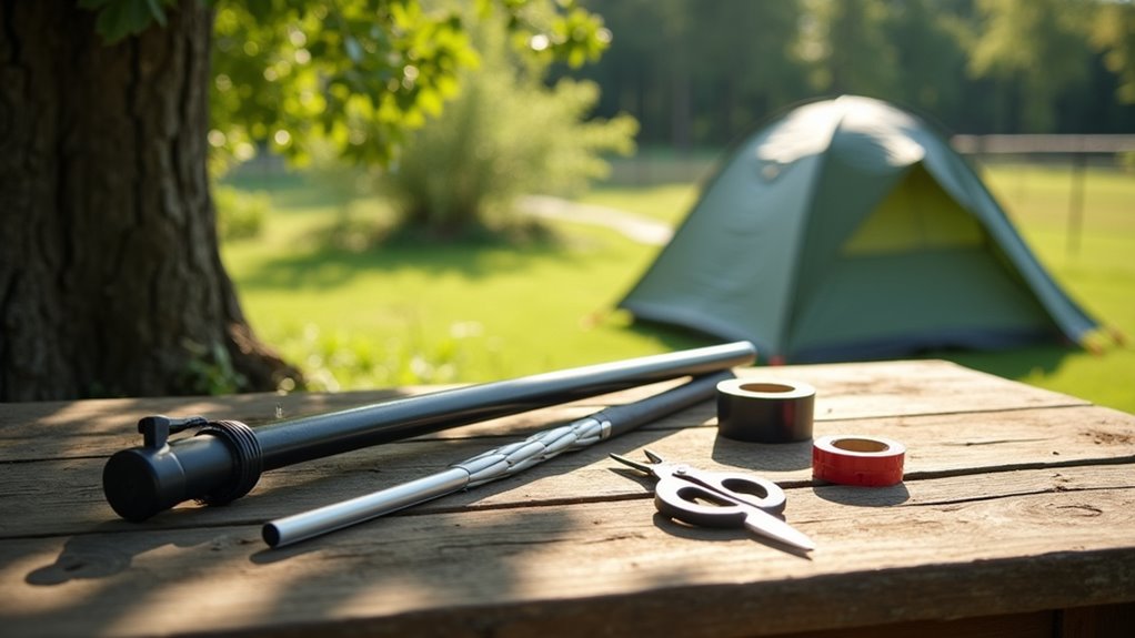 tent pole repair essentials