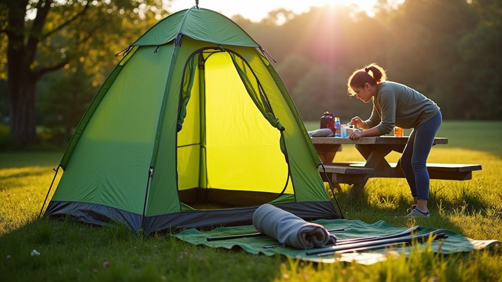tent preparation for storage