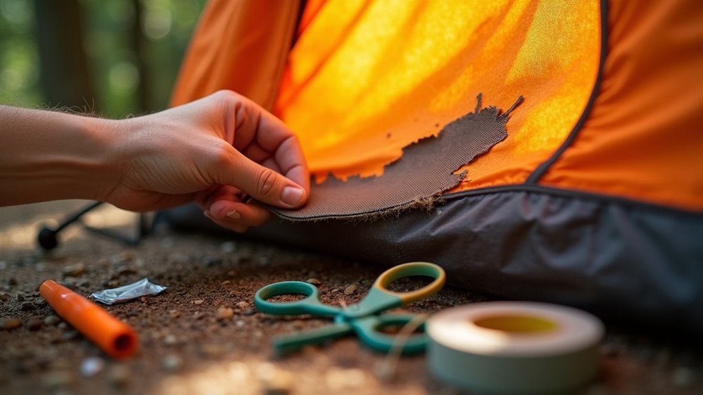 tent repair patching techniques