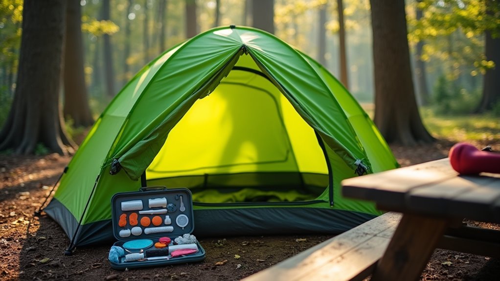 tent repair preparation steps