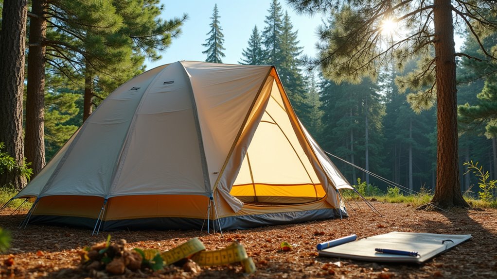 tent shapes and materials